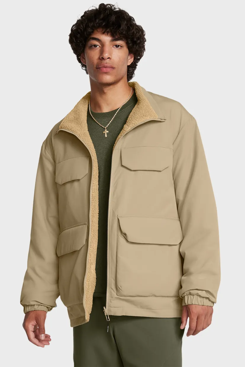 Чоловіча бежева двостороння куртка MISSION REVERSIBLE JACKET 4