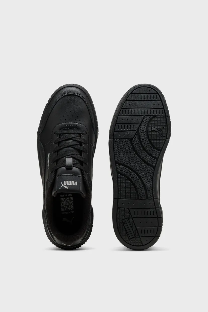 Женские черные кожаные сникерсы Carina Mia Sneakers Women 4