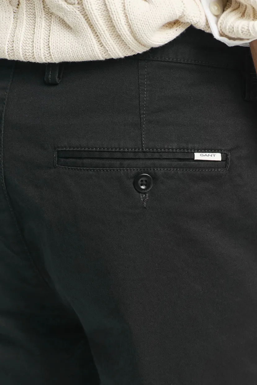 Мужские черные чиносы REGULAR TWILL 4