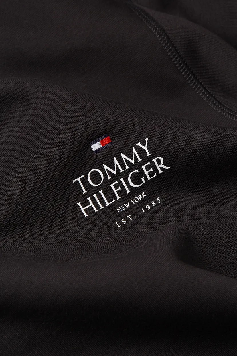 Чоловічий чорний світшот HILFIGER STACK 4
