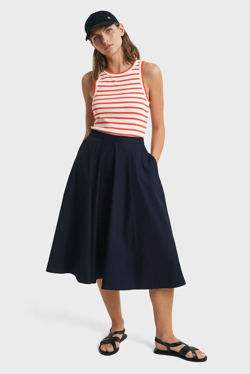 Женская темно-синяя юбка LIGHTWEIGHT CHINO SKIRT 3