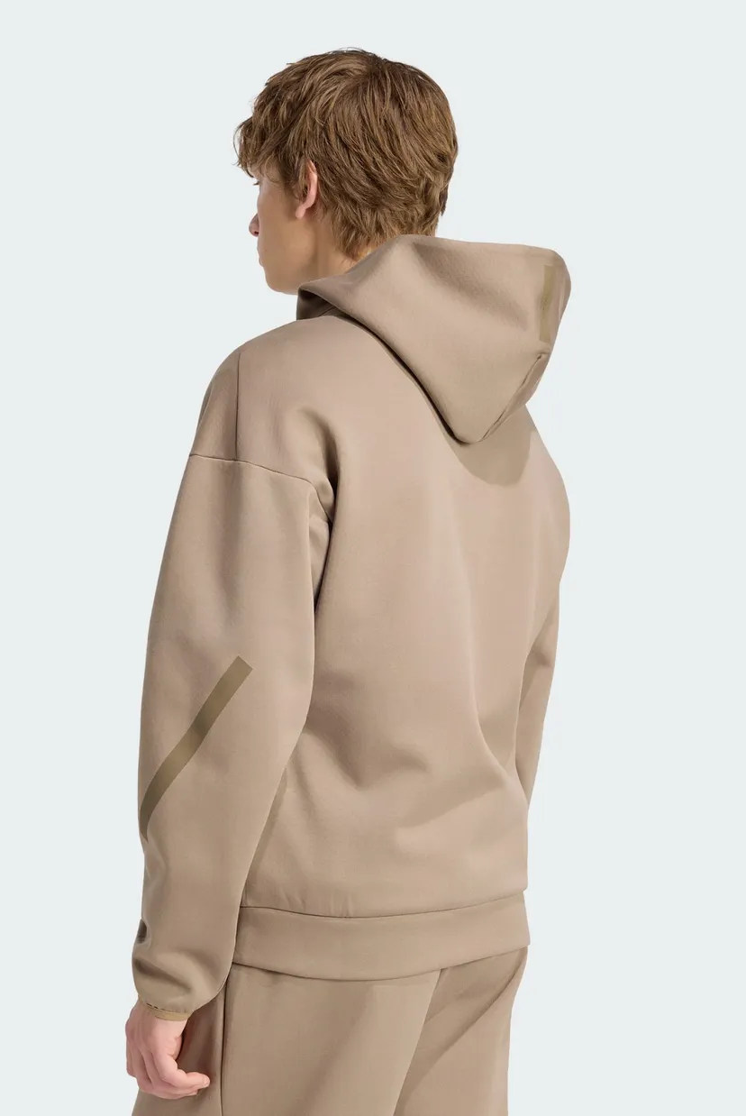 Чоловіче бежеве худі ADIDAS Z.N.E. FULL ZIP 3