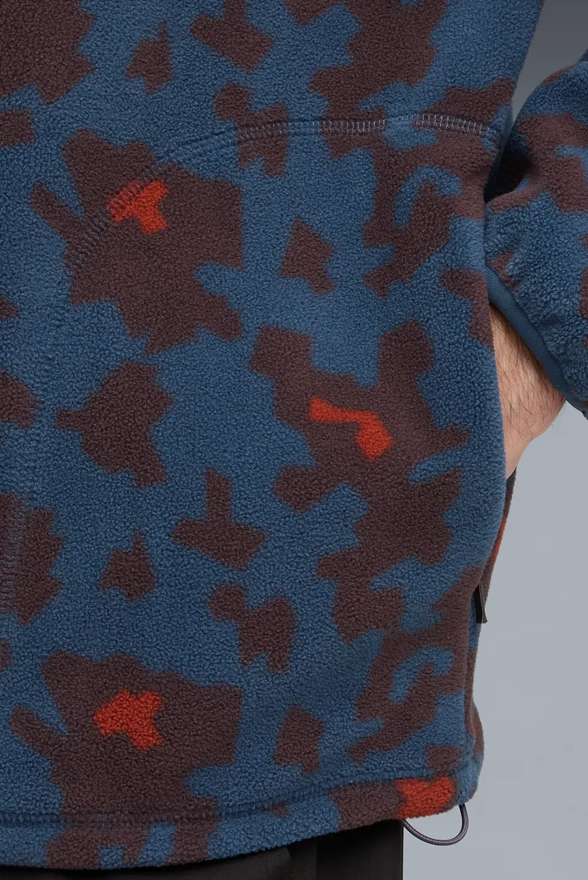 Чоловіче синє худі з візерунком Special Items All-Over Print Fleece Hoodie Men 5