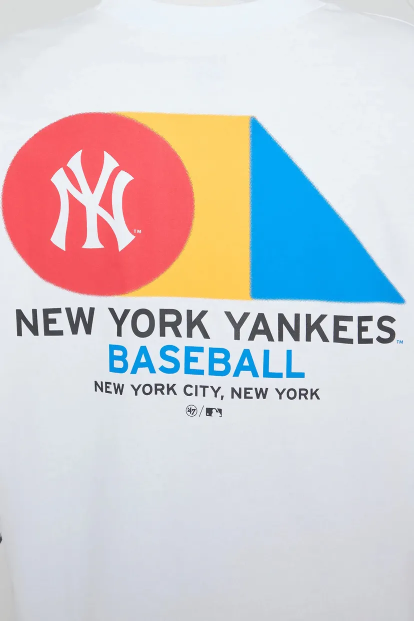 Біла футболка NEW YORK YANKEES PRIMARY PURPO (унісекс) 4
