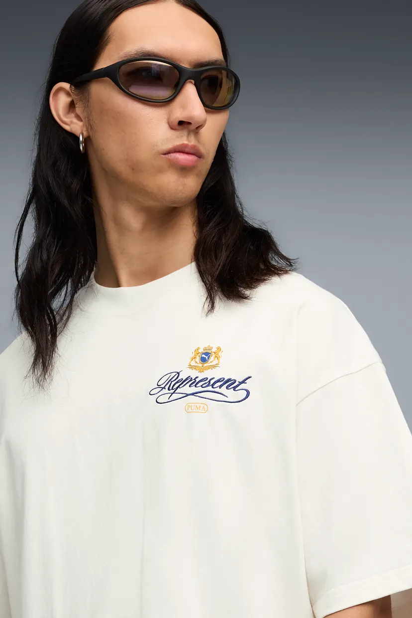 Чоловіча біла футболка PUMA x REPRESENT Graphic Tee Men 4