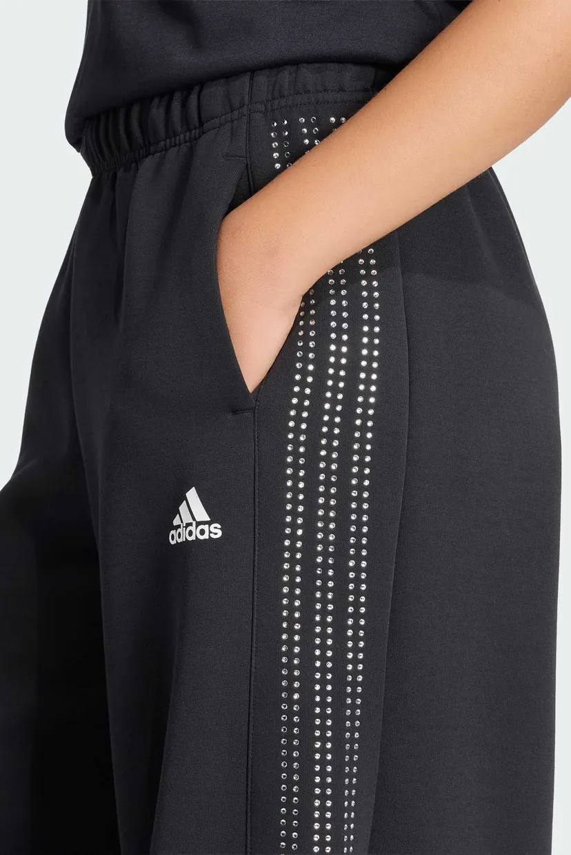 Женские черные спортивные брюки TEAMGEIST RHINESTONE 4