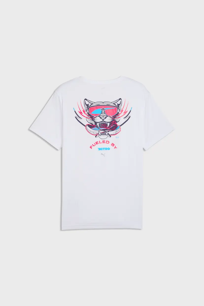 Мужская белая футболка Run NITRO™ Graphic Tee Men 5