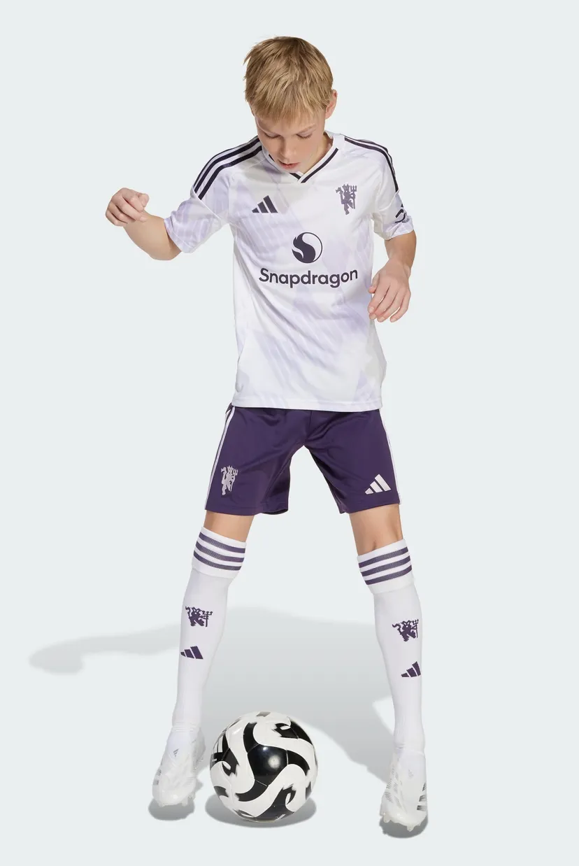Дитяча біла футболка Manchester United 25/26 Away Kids 3