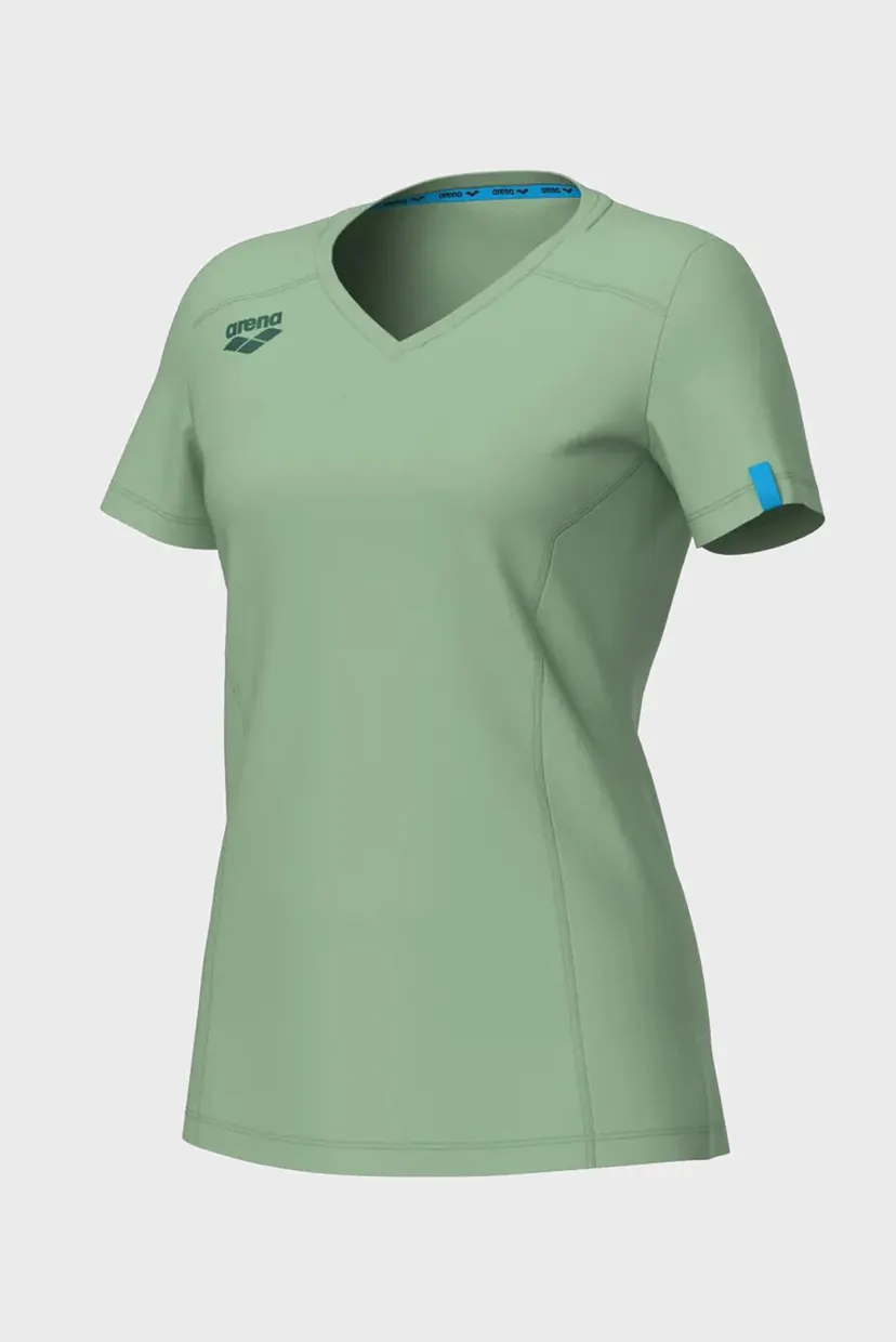 Жіноча салатова футболка TEAM T-SHIRT PANEL 5