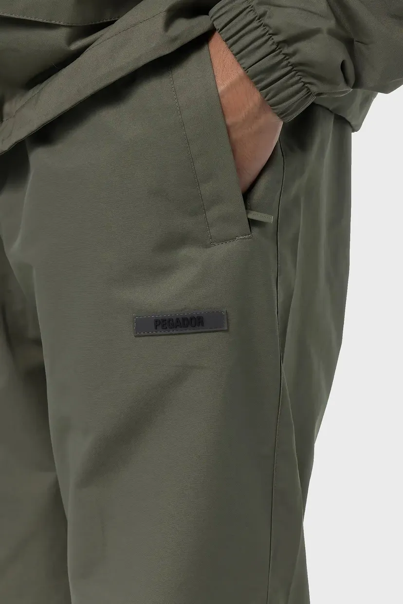 Чоловічі оливкові брюки Pierce Wide Tech Pants 5