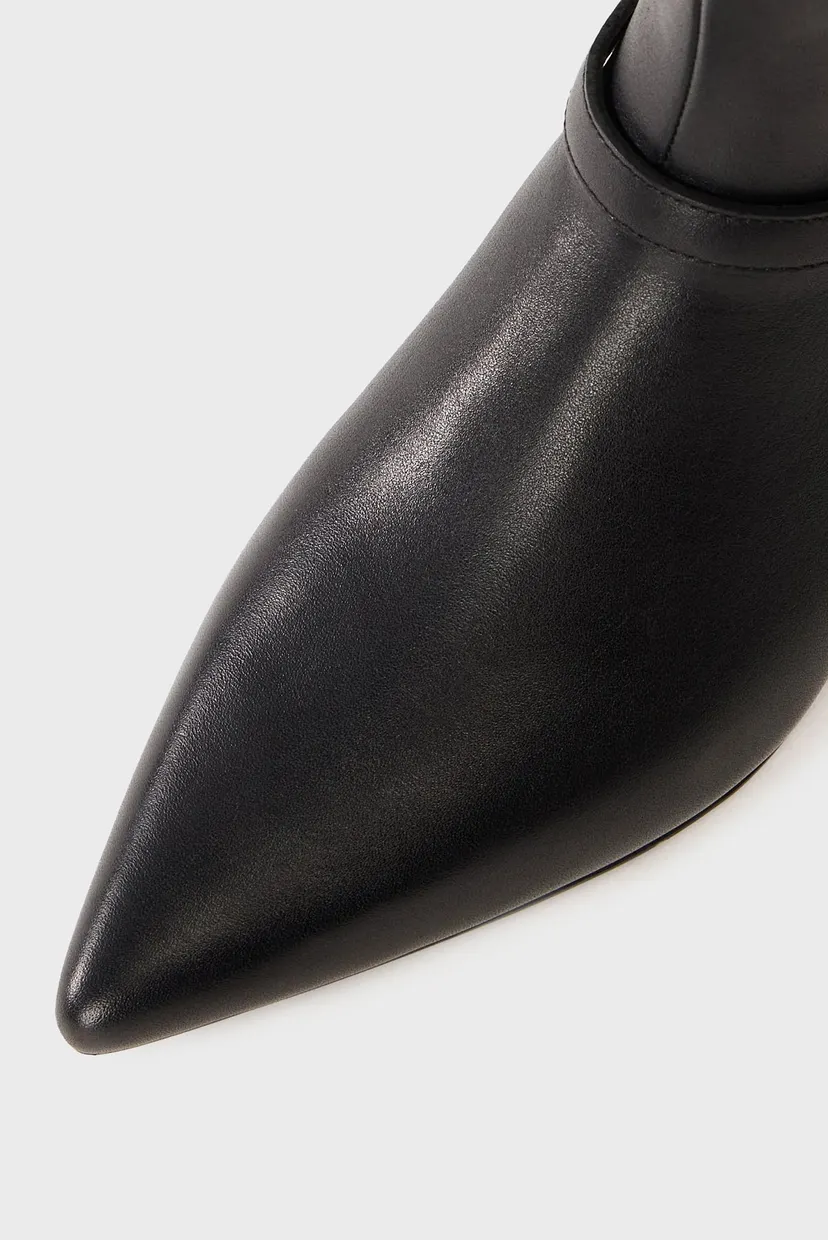 Жіночі чорні шкіряні ботильйони PASHA Mary Jane Boot 5