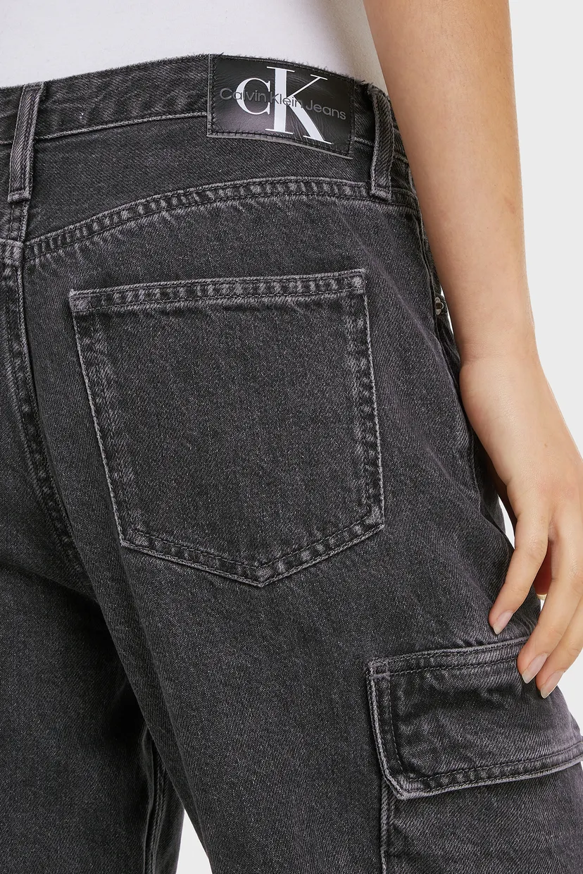 Жіночі темно-сірі джинси 90'S STRAIGHT CARGO POCKETS 3