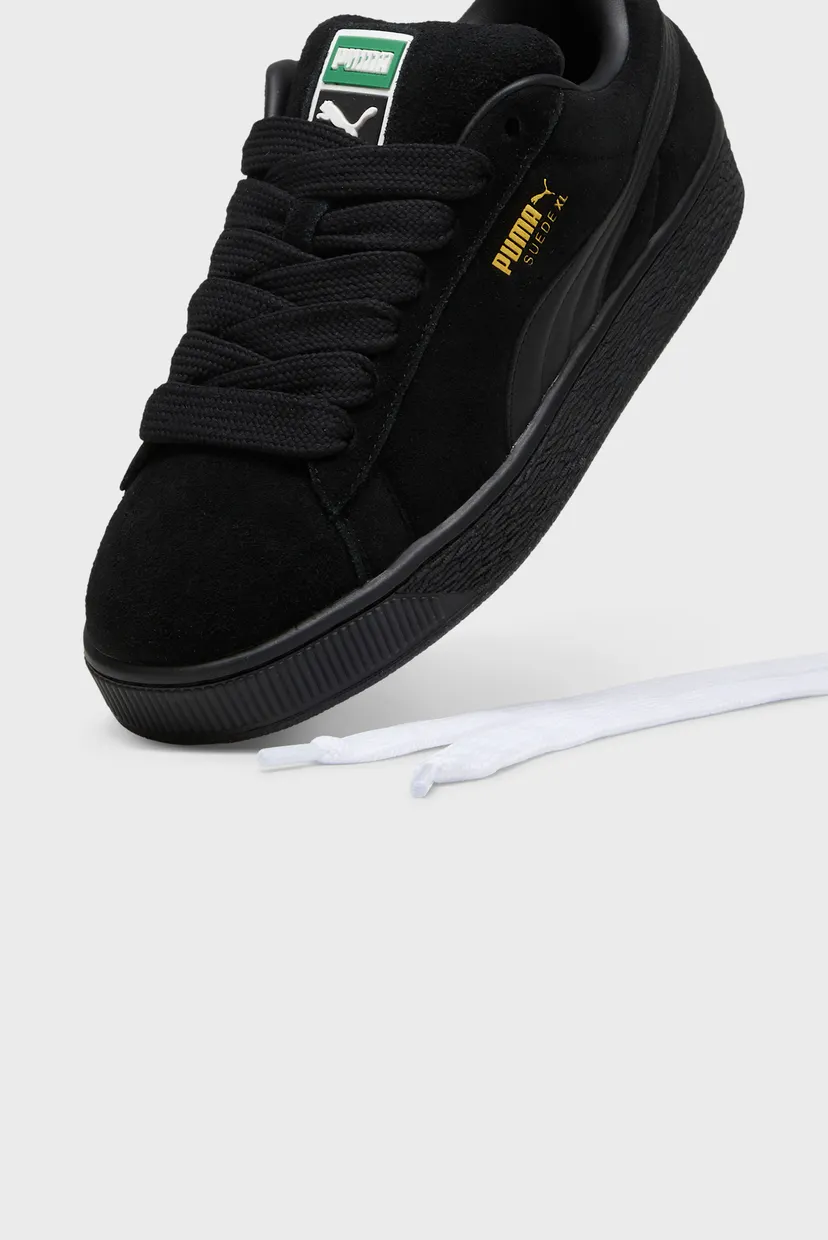 Чорні замшеві снікерси Suede XL Sneakers 6