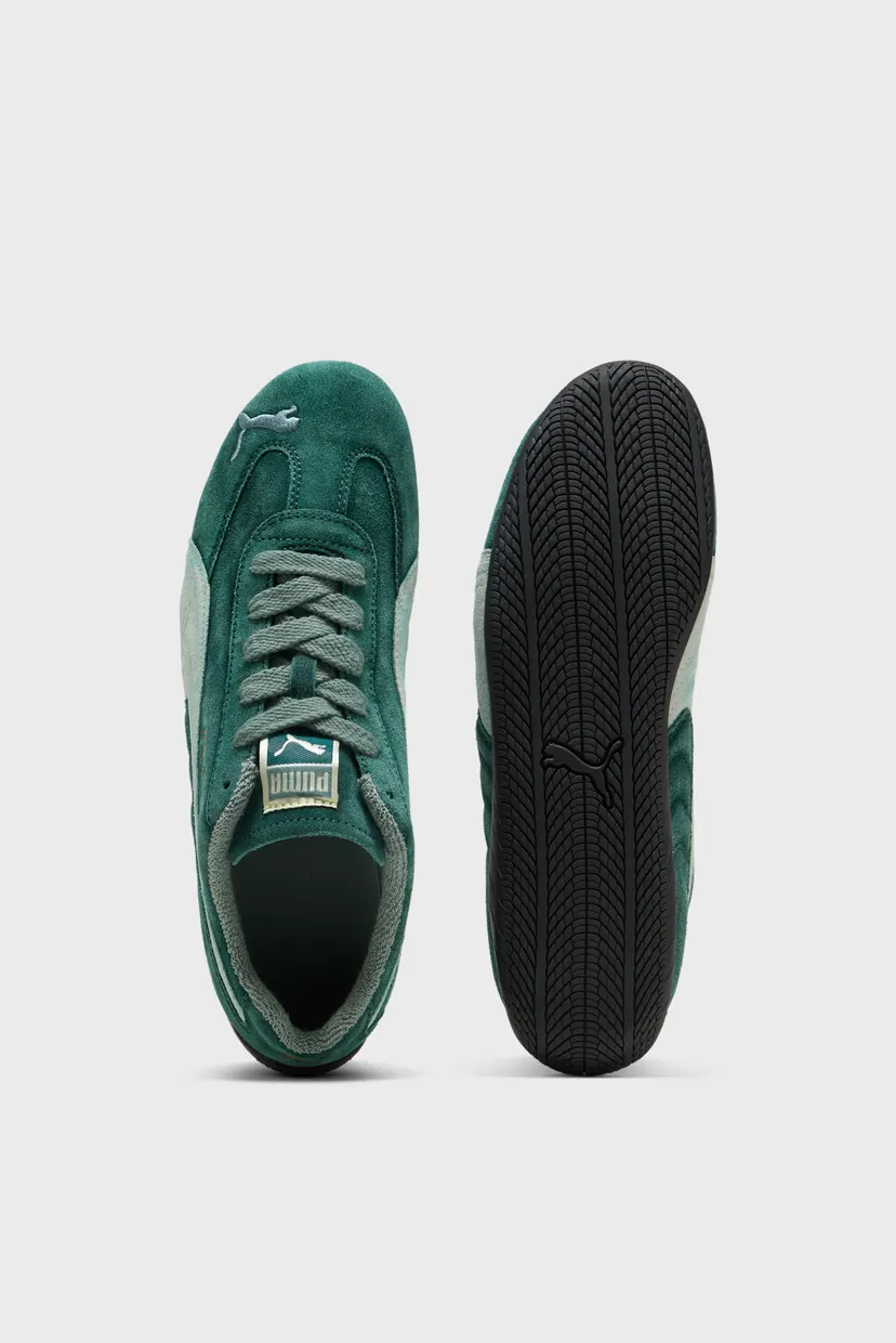 Зеленые замшевые кроссовки Speedcat The NeverWorn V Sneakers Unisex 5