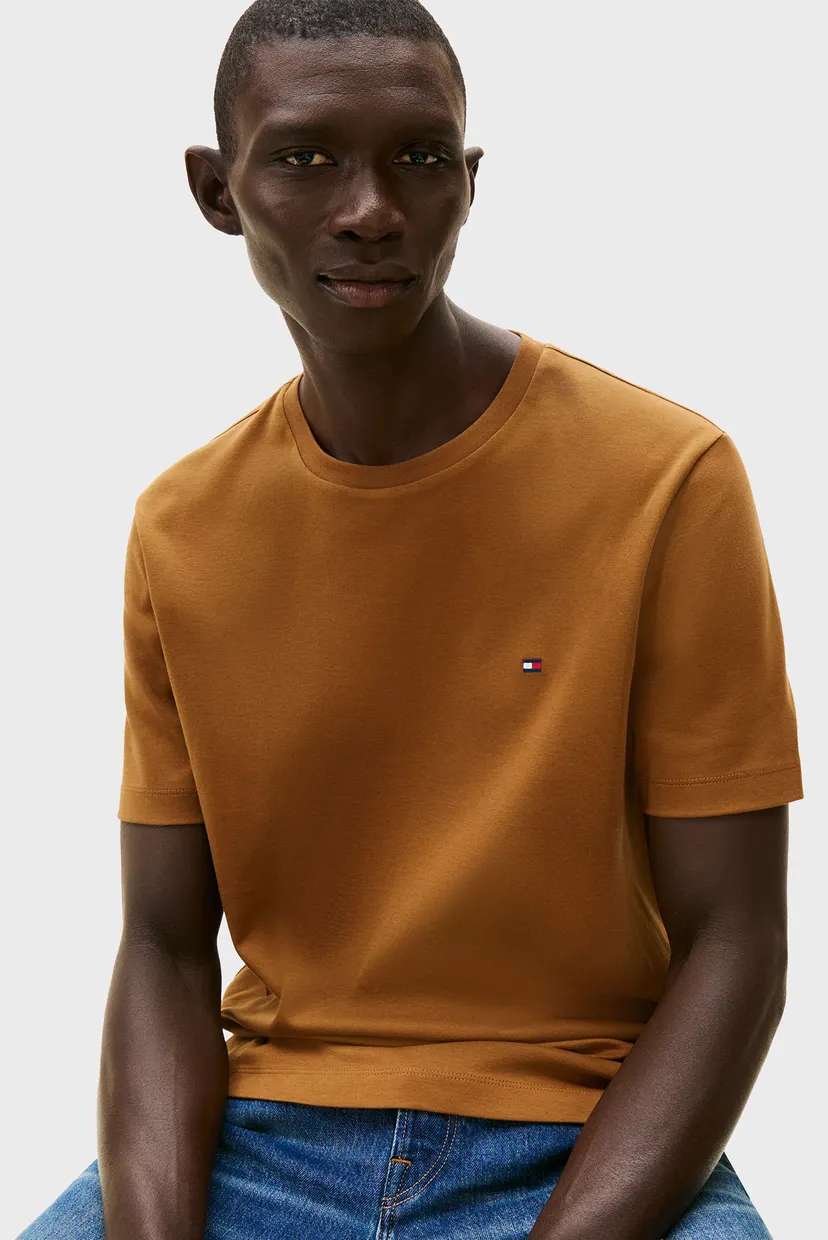 Чоловіча руда  футболка LIGHT INTERLOCK TEE 4