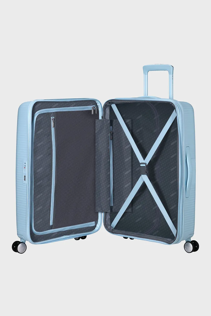Голубой чемодан 67 см SOUNDBOX PASTEL BLUE 4