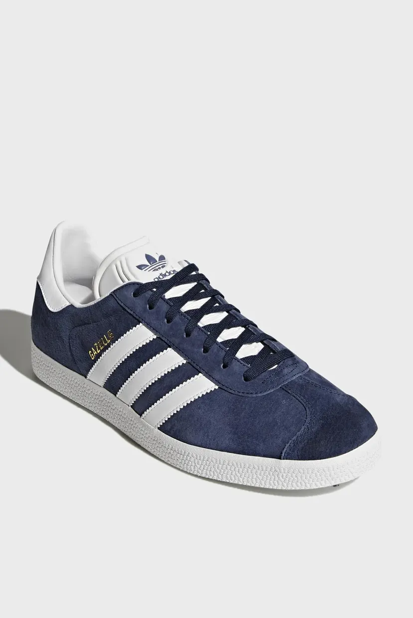 Темно-синие нубуковые сникерсы Gazelle 4