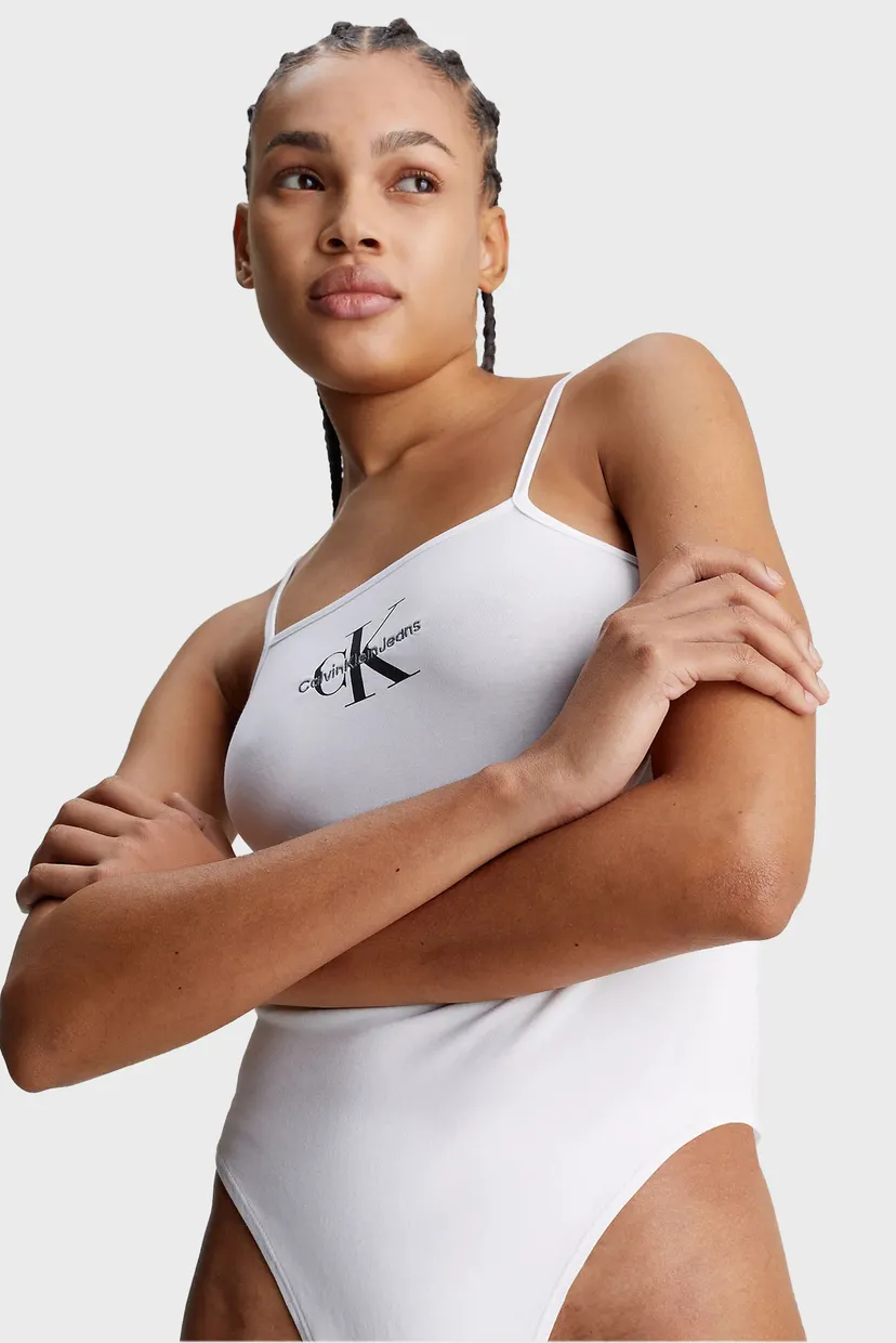 Жіноче біле боді MONOLOGO STRAPPY 4