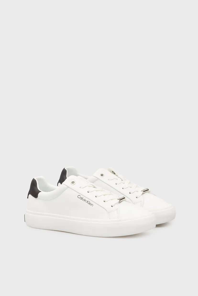 Жіночі білі шкіряні снікерси VULC LACE UP 3