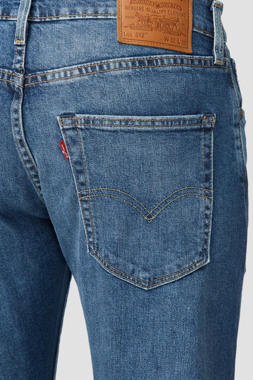 Мужские синие джинсы 512® Slim Taper 4