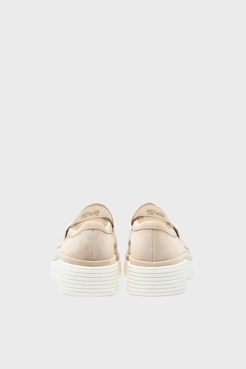 Жіночі бежеві шкіряні лофери ØriginalGrand City Platform Penny Loafer 4