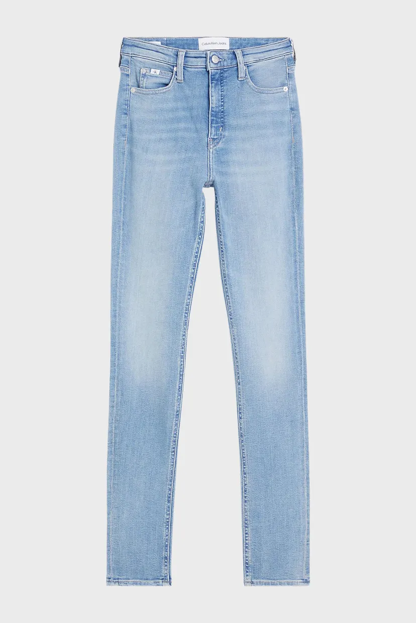 Женские голубые джинсы HIGH RISE SKINNY 5