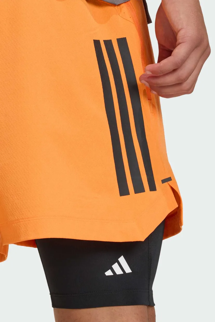 Мужские оранжевые шорты D4T POWER 3 STRIPES 5