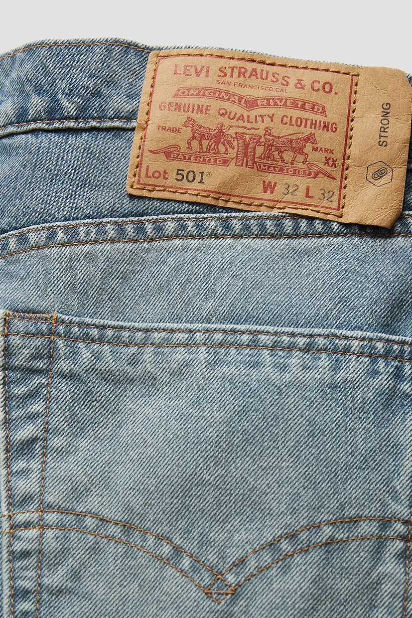 Мужские голубые джинсы 501® Straight 5