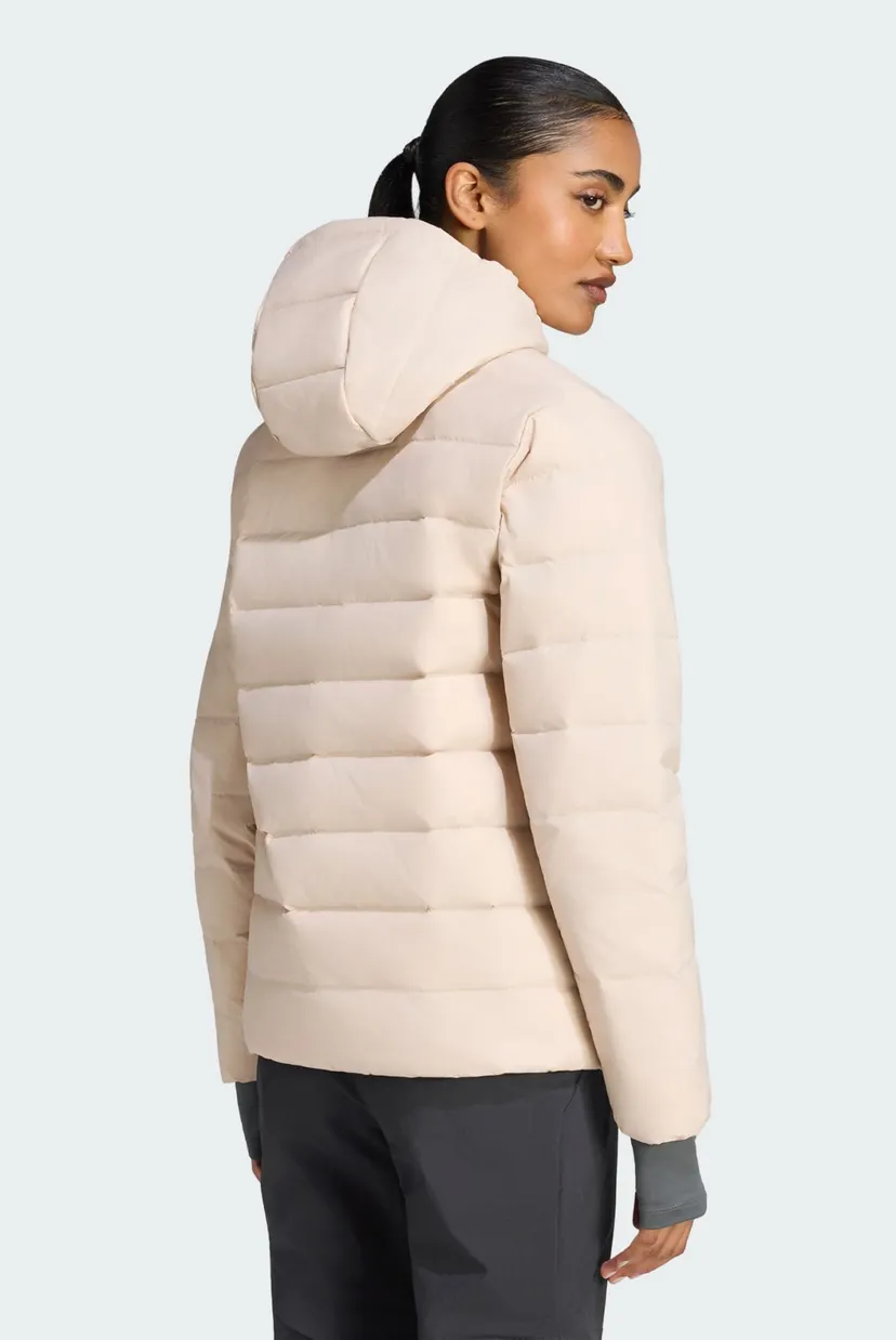 Жіночий бежевий пуховик Terrex Multi Essentials CLIMAWARM Light Down Hooded 3
