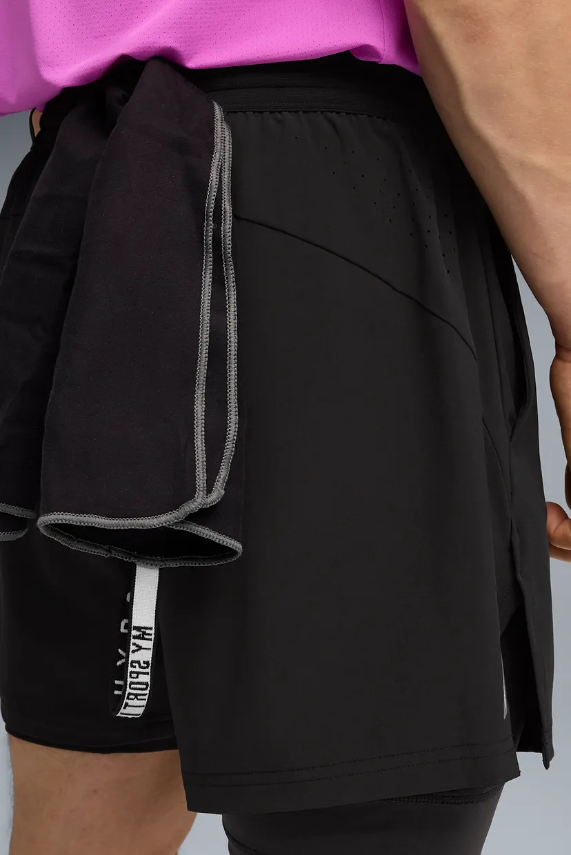 Чоловічі чорні шорти PUMA x HYROX DRYELITE 2-in-1 Shorts Men 5