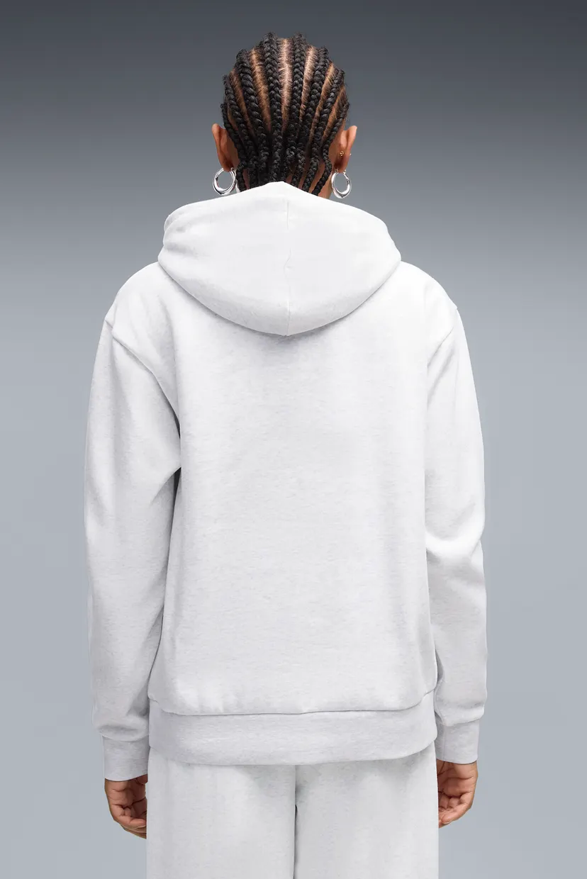 Женское светло-серое худи PUMA Class Full-Zip Fleece Hoodie Women 3