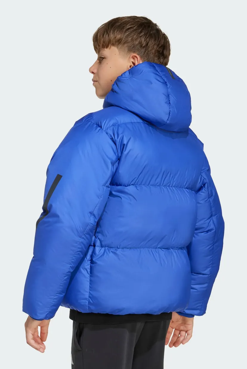 Детская синяя куртка adidas Z.N.E. Puffer Kids 3