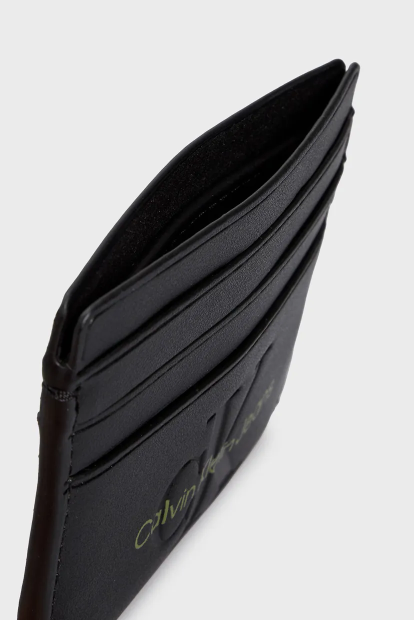 Жіночий чорний кардхолдер SCULPTED CARDCASE 6CC MONO 5