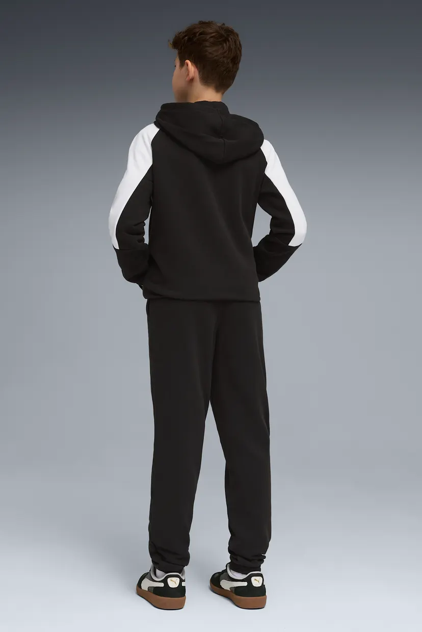 Дитячий чорний спортивний костюм (худі, штани) Essentials Block Hooded Tracksuit Youth 3