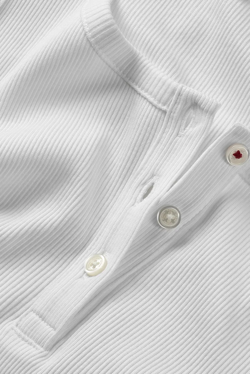 Жіноча біла майка TJW SLIM BUTTON TANK 5
