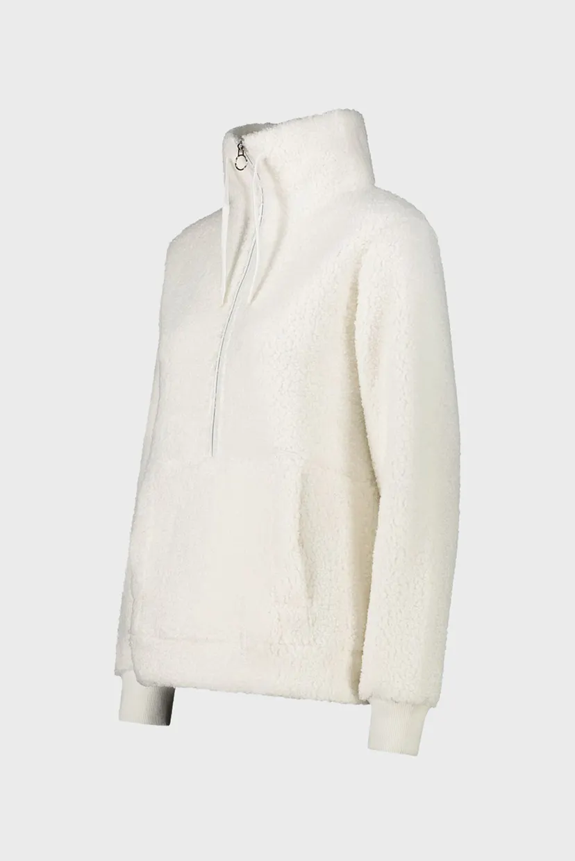 Жіноча біла спортивна кофта SWEAT TEDDY POLAR FLEECE 3
