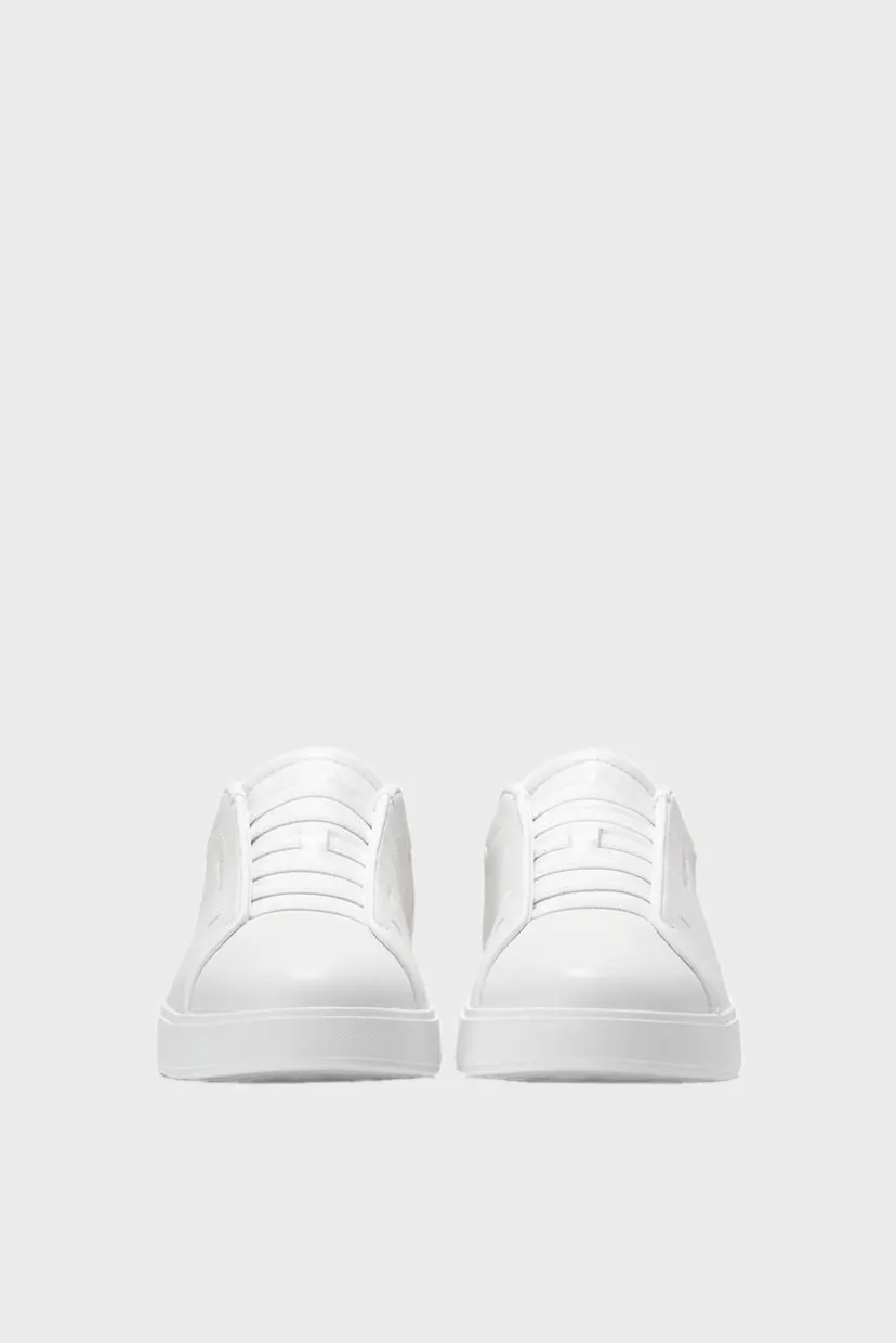 Женские белые кожаные сникерсы GrandPrø Luxe Slip-On 3