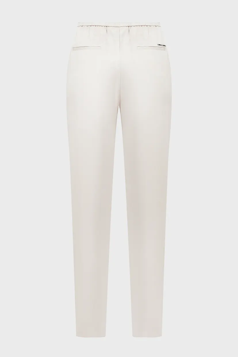 Жіночі сірі брюки FLUID SATIN STRAIGHT PYJAMA PANT 6
