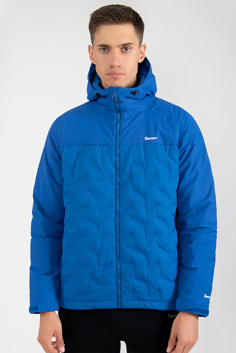Чоловічий синій пуховик Alamos Radder 122128-410 — MD-Fashion