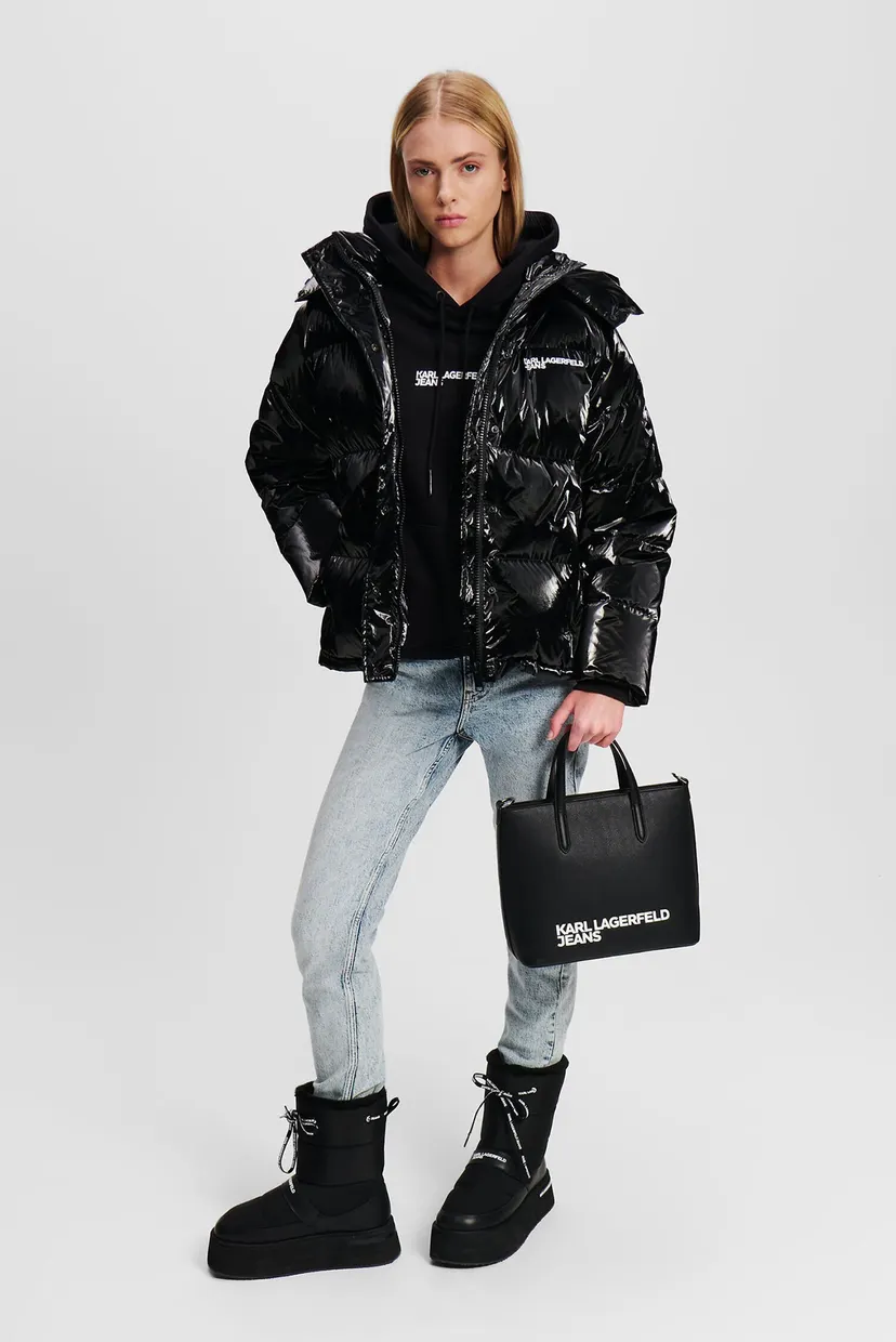 Женская черная куртка Karl Lagerfeld Jeans 246J1503 — MD-Fashion