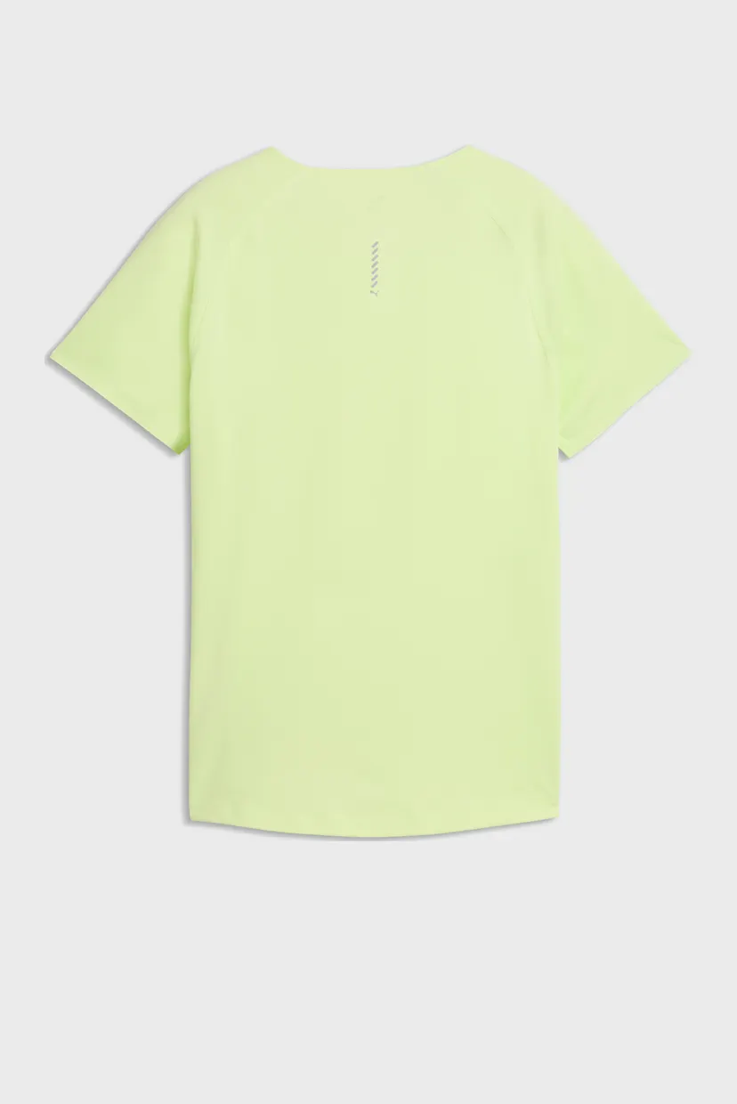 Женская салатовая футболка RUN CLOUDSPUN Tee Women 5