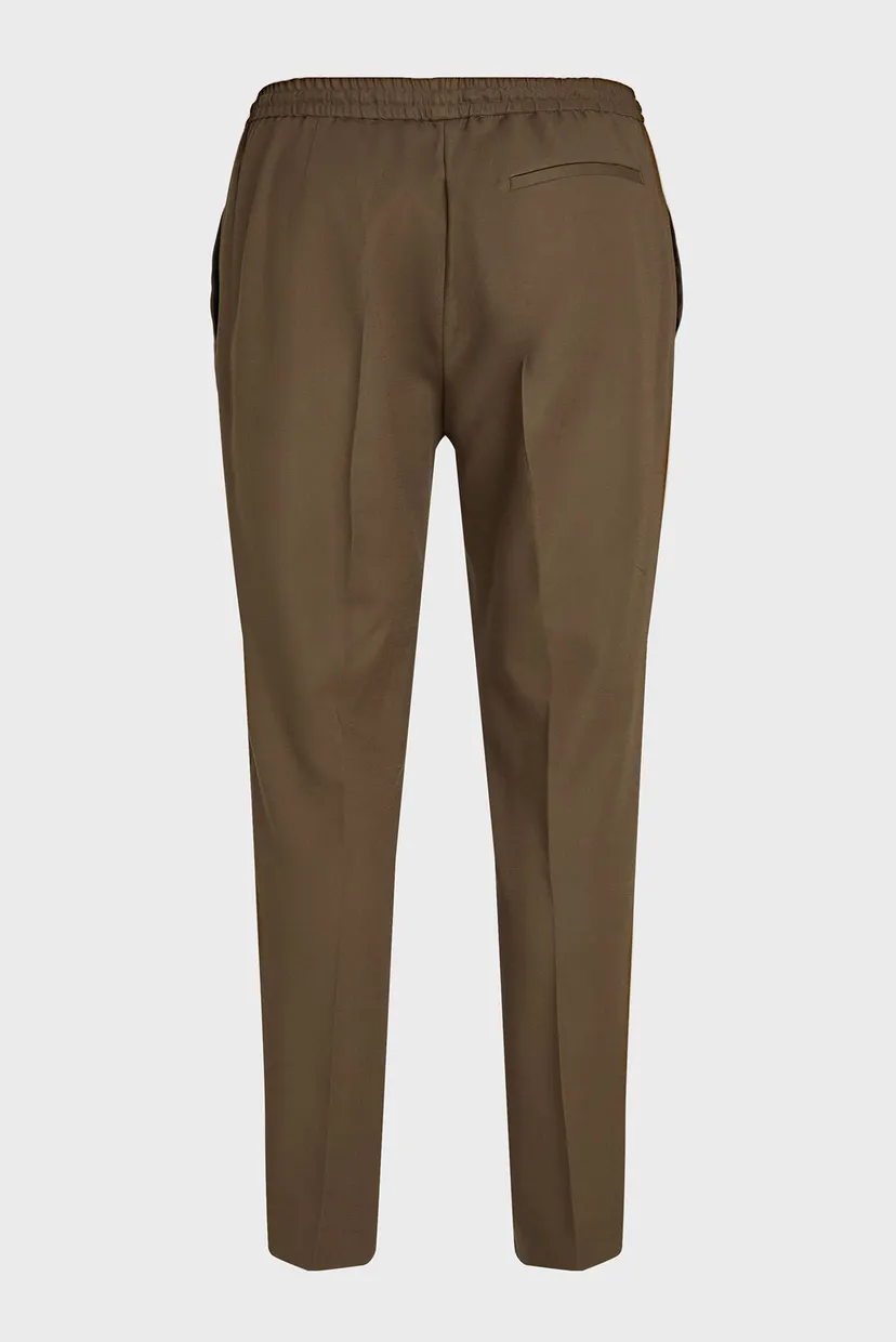 Чоловічі зелені брюки COTTON VISCOSE TAPERED JOGGER 6