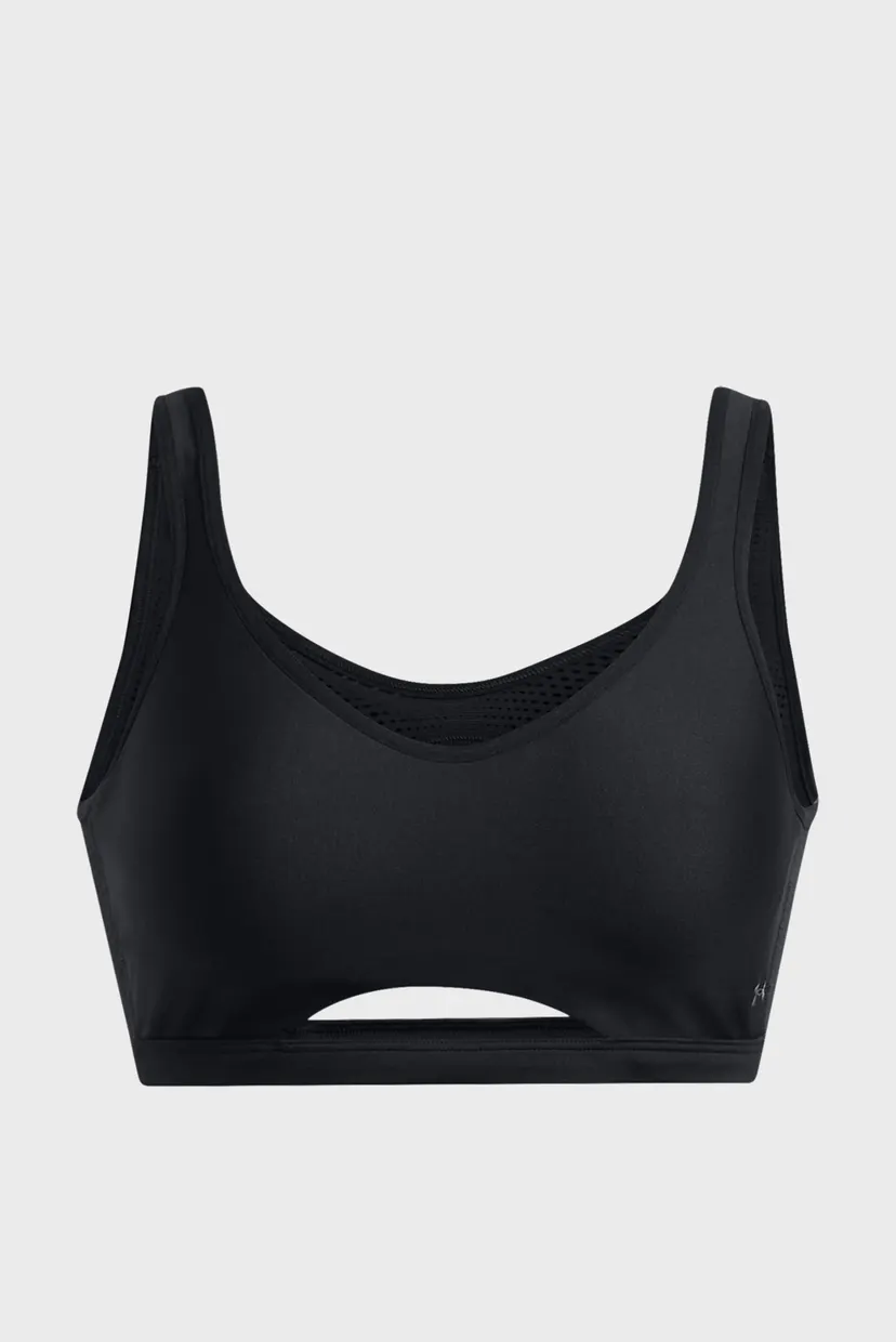 Жіночий чорний топ UA Infinity Low Mesh 3