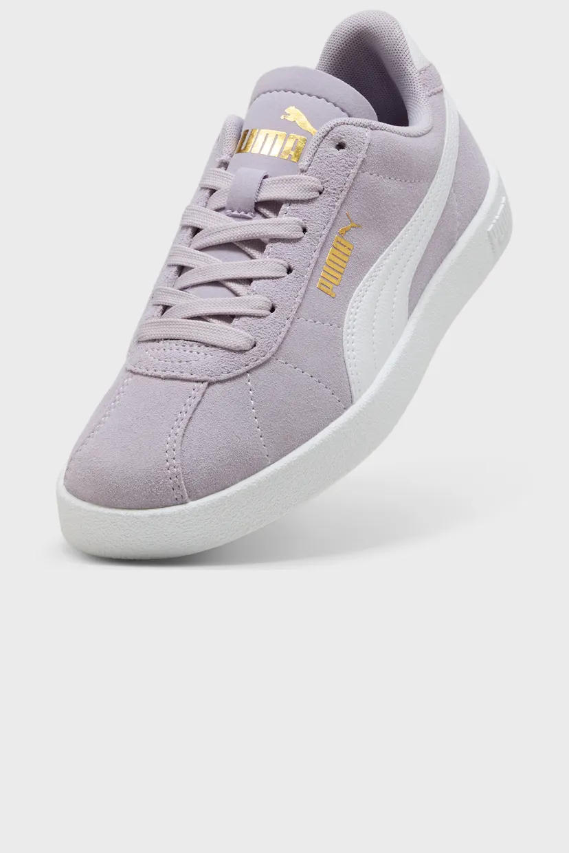 Дитячі бузкові замшеві снікерси PUMA Club II Sneakers Youth 5
