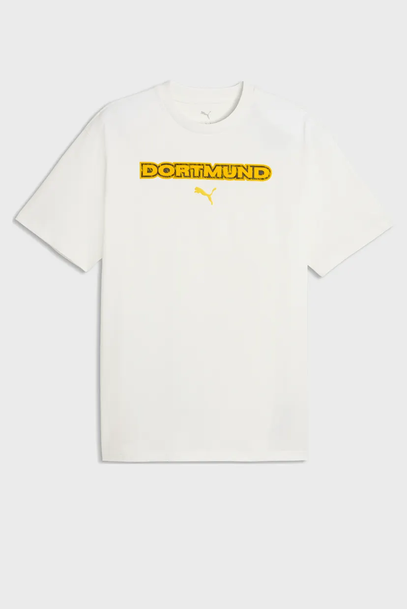 Чоловіча біла футболка Borussia Dortmund ftblCulture Relaxed Tee Men 4
