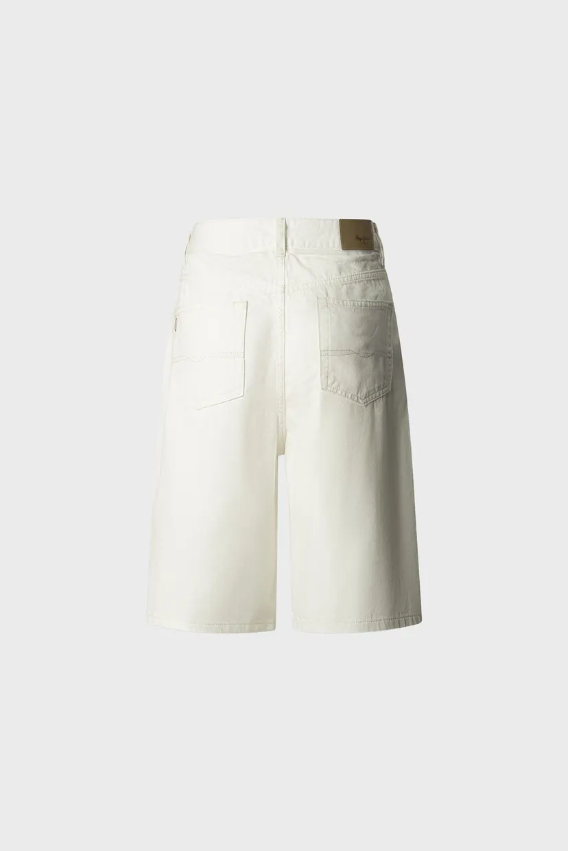 Жіночі білі джинсові шорти RELAXED BERMUDA UHW LEXA 7
