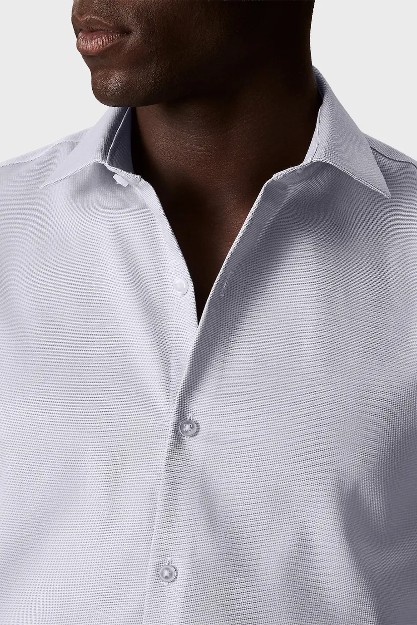 Чоловіча блакитна сорочка SLIM STR COLLAR 5