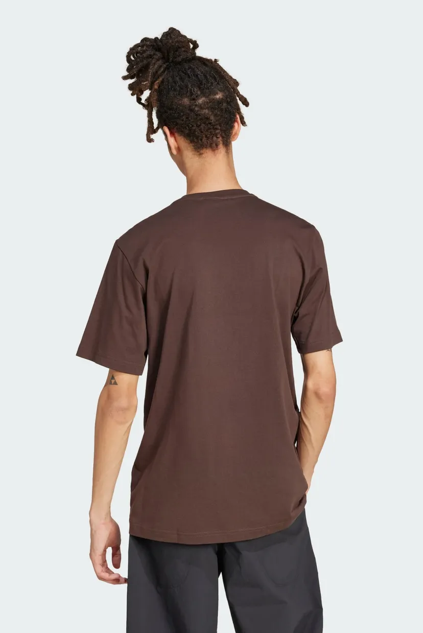 Мужская коричневая футболка adidas Originals 3