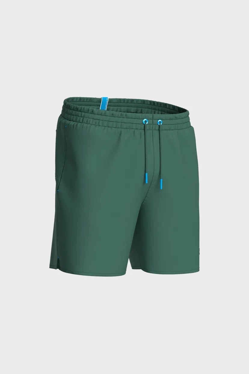 Чоловічі зелені плавальні шорти BEACH BOXER SOLID 3