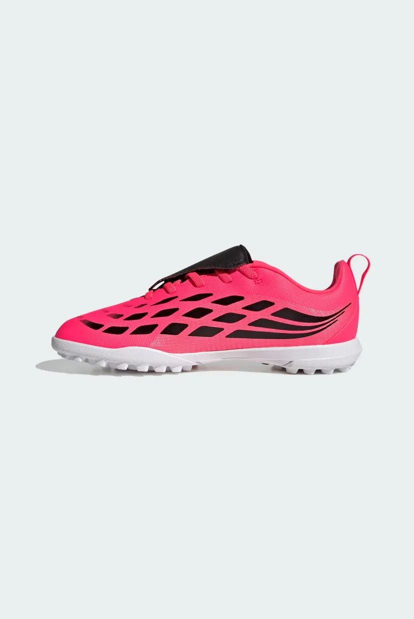 Детские розовые сороконожки PREDATOR CLUB Fold-Over Tongue Elastic Laces Turf Football Kids 6